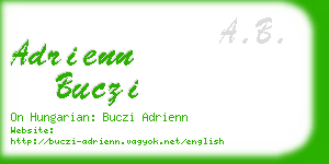 adrienn buczi business card